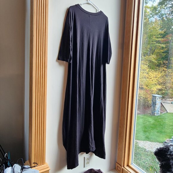 Zenana Premium Black Angled Long Tunic Jersey Size Large - Picture 13 of 16